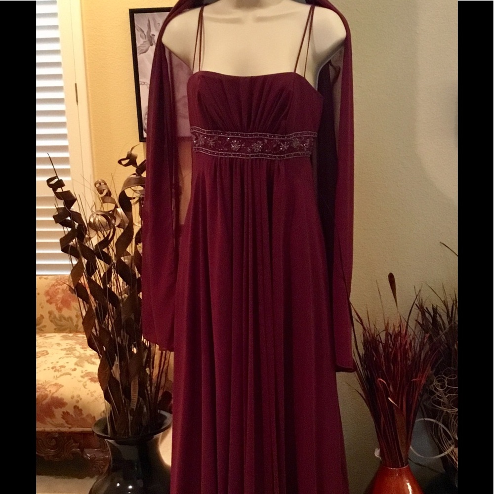 David's Bridal Bridesmaid Gown. Size 2 and Size 4